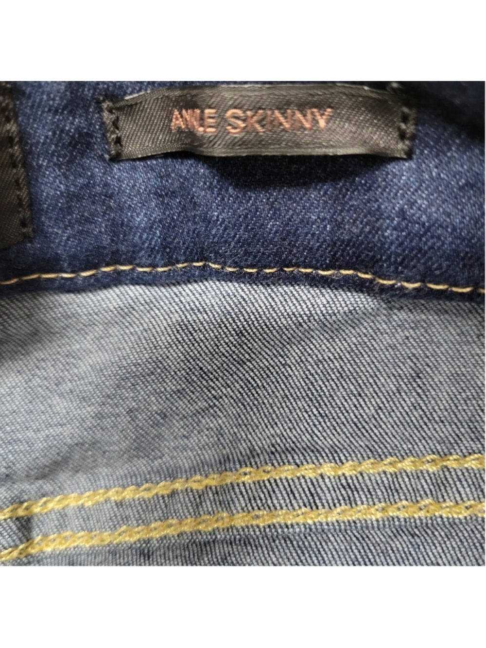 Seven For All Mankind Jen7 Women's Medium Wash Blue Ankle Skinny Jeans Size 8 - Picture 11 of 11